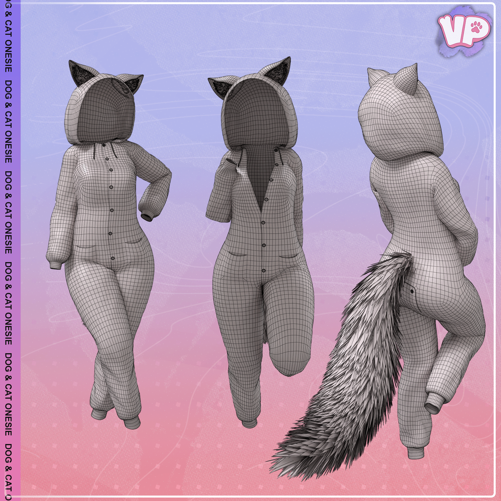 Fox & Bunny Onesie | ZinFit, ZinRP, VRBase, Venus