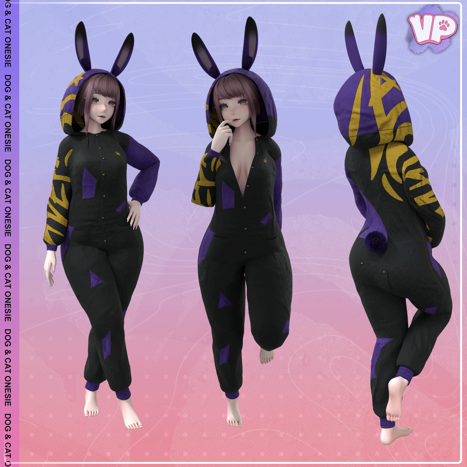 Fox & Bunny Onesie | ZinFit, ZinRP, VRBase, Venus