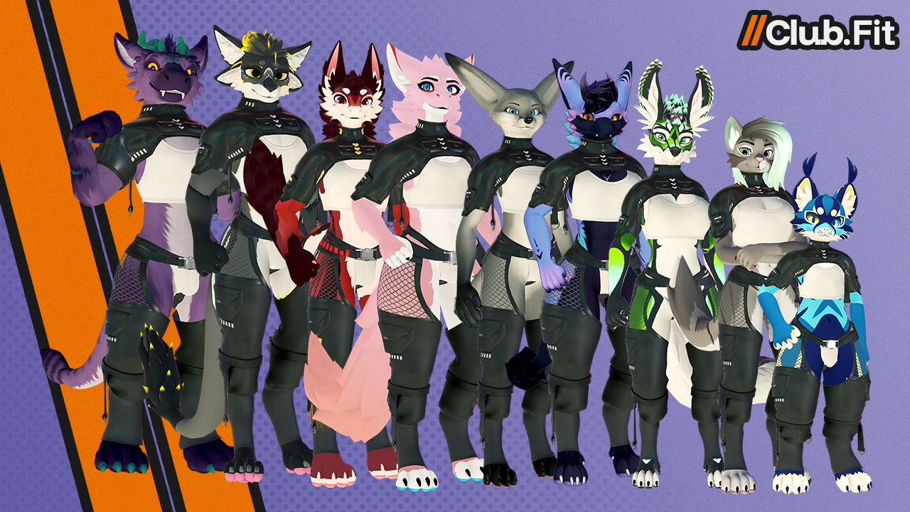 Club.Fit (Alphazear Dergal Druffle Faelyn Fara Fluffgan Kuda Mayu Moonfang Nardo Norspil Nova Selumy Spirivali Sunclaw Viwi Vulper Waggan)