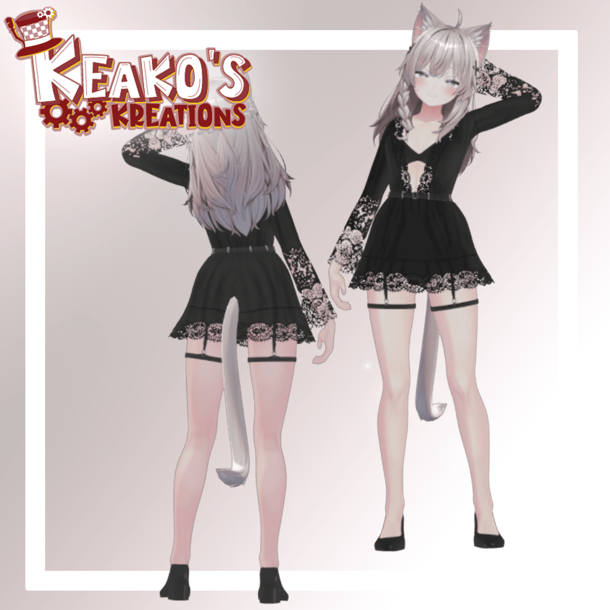 ✨ Elegant Lace Dress 【 4 Current Bases Supported 】 ✨