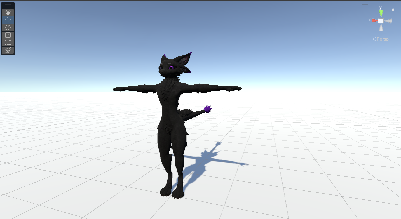 Deuzear Enderman Texture FREE (VRChat,Audiolink,Emission,Matcap)