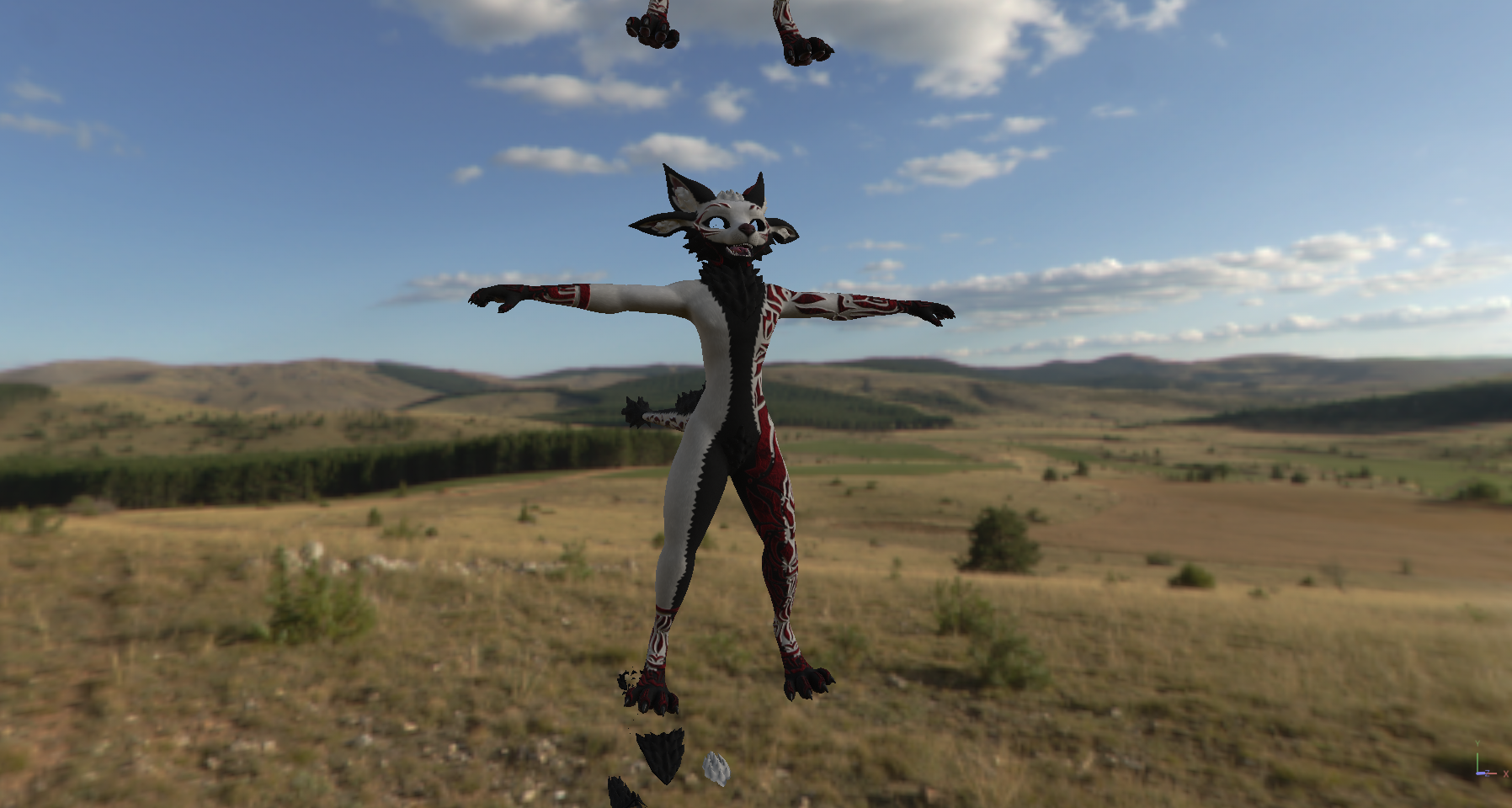 Deuzear Fifu Texture FREE (VRChat,Audiolink,Emission,Matcap)