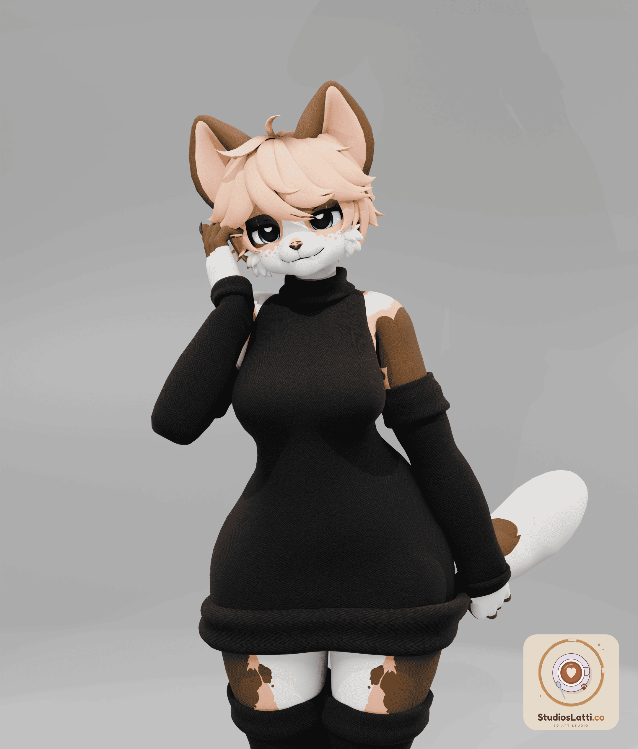 Virgin Killer Sweater Set for Biscotti
