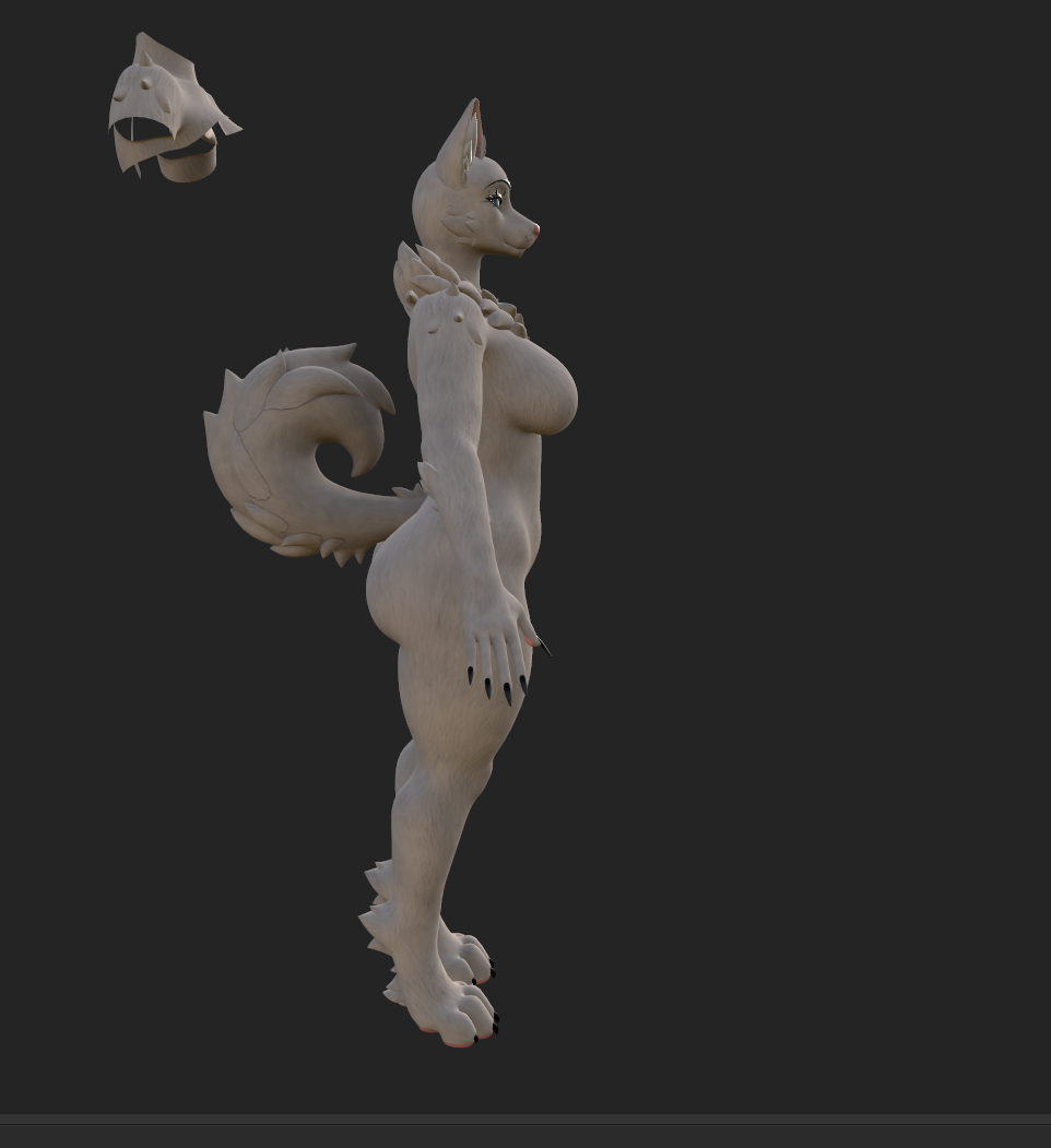 Furbrushed Roxy Normal Maps Only