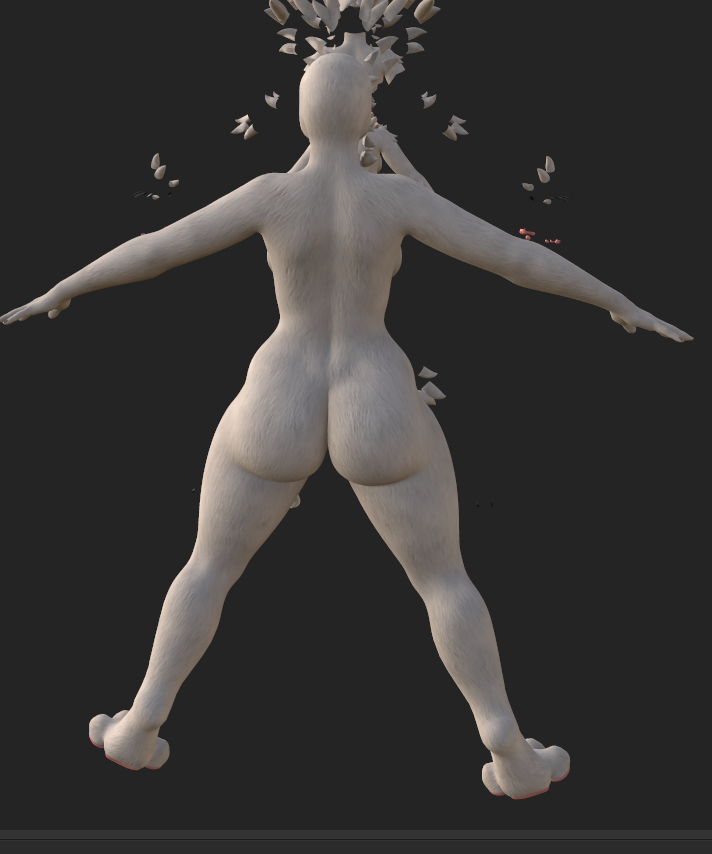Furbrushed Roxy Normal Maps Only