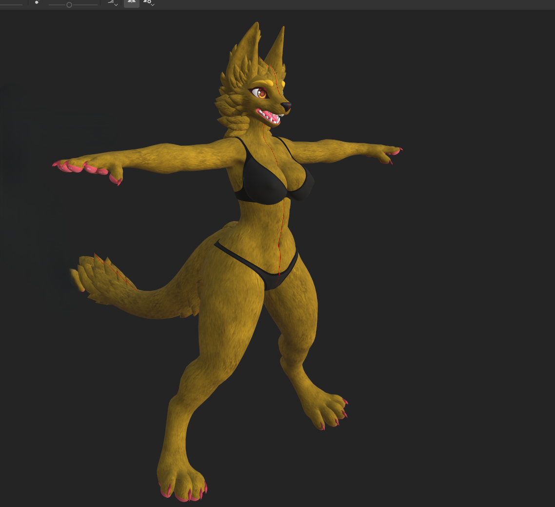 Angel's Fem Druffle Furbrush normal map only!!!!