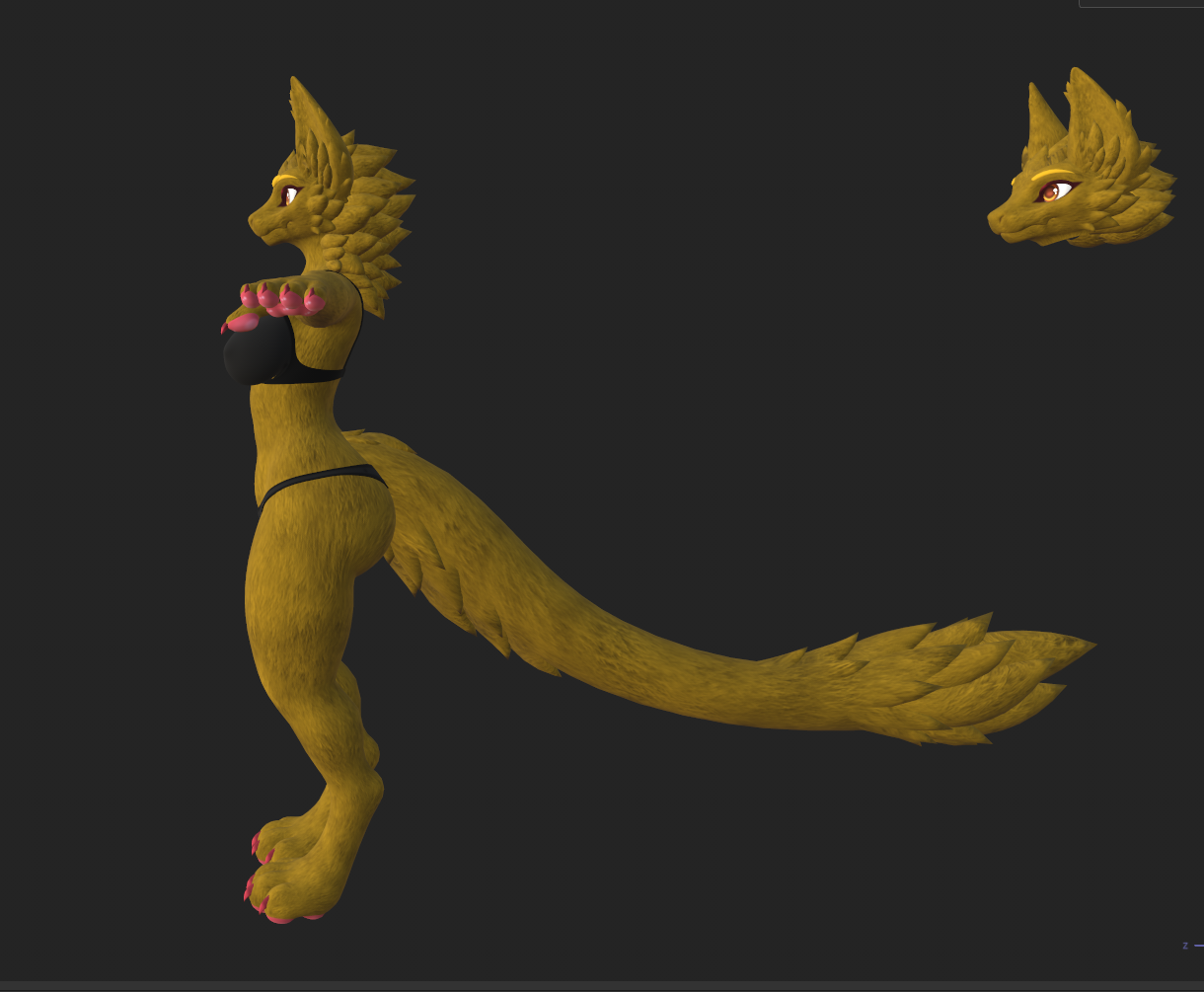 Angel's Fem Druffle Furbrush normal map only!!!!