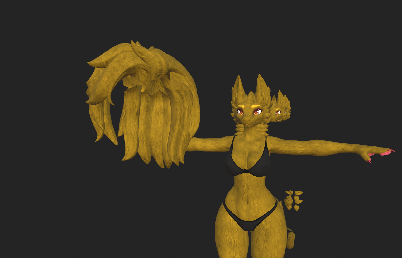 Angel's Fem Druffle Furbrush normal map only!!!!