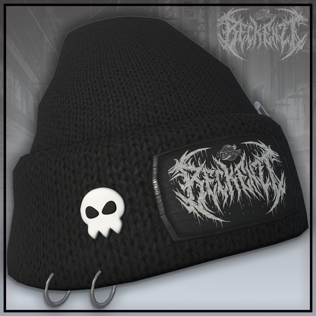 Chibi Skull Clip/Pin For VRChat
