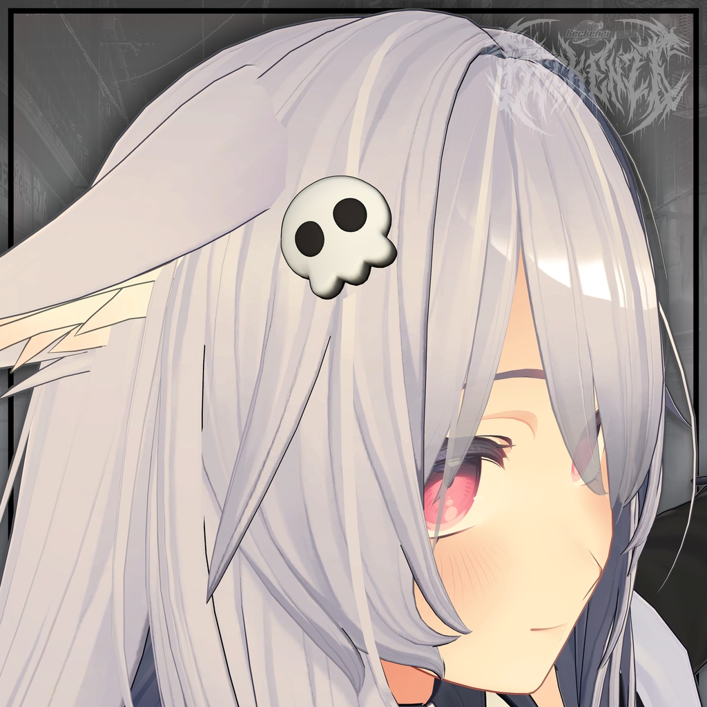 Chibi Skull Clip/Pin For VRChat