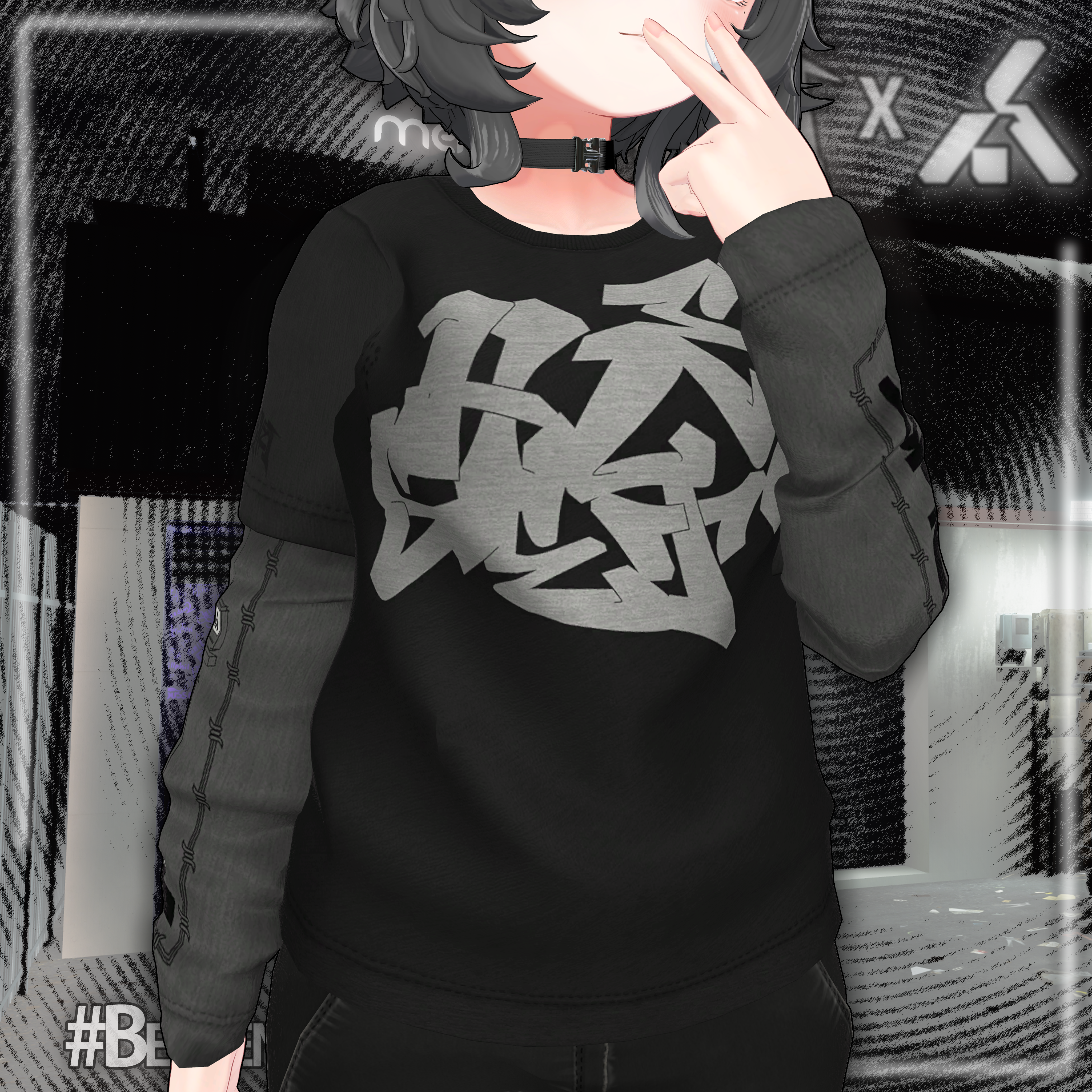 BECKENZI X SHELTER. LAYERED T-SHIRT For ZinFit (M/F), ZinRP(M/F) and Pandabase