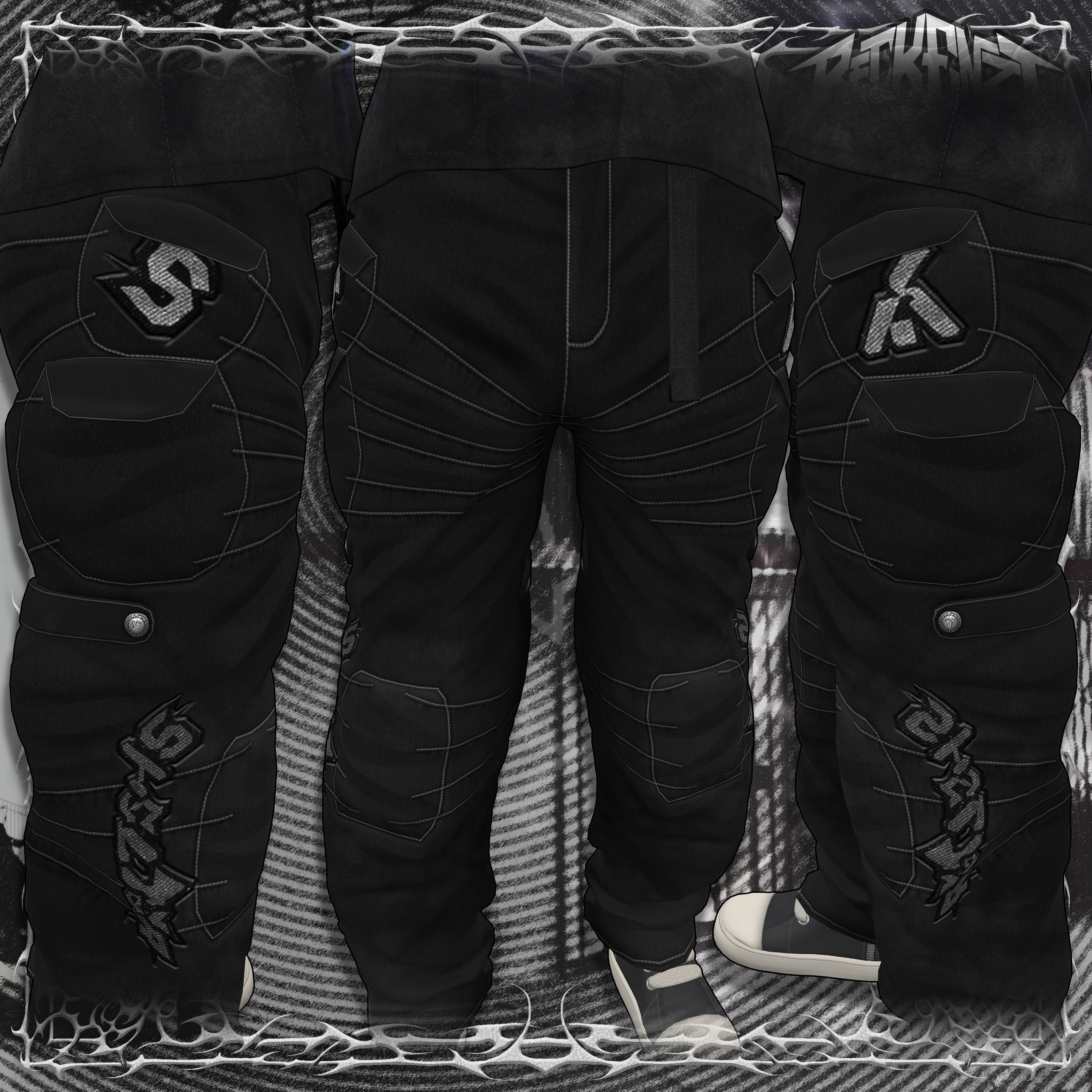 BECKENZI X SHELTER Biker Pants For For Akil, EGirl, Inclusive, Venus, ZinFit Male and Female, ZinRP Male and Female.