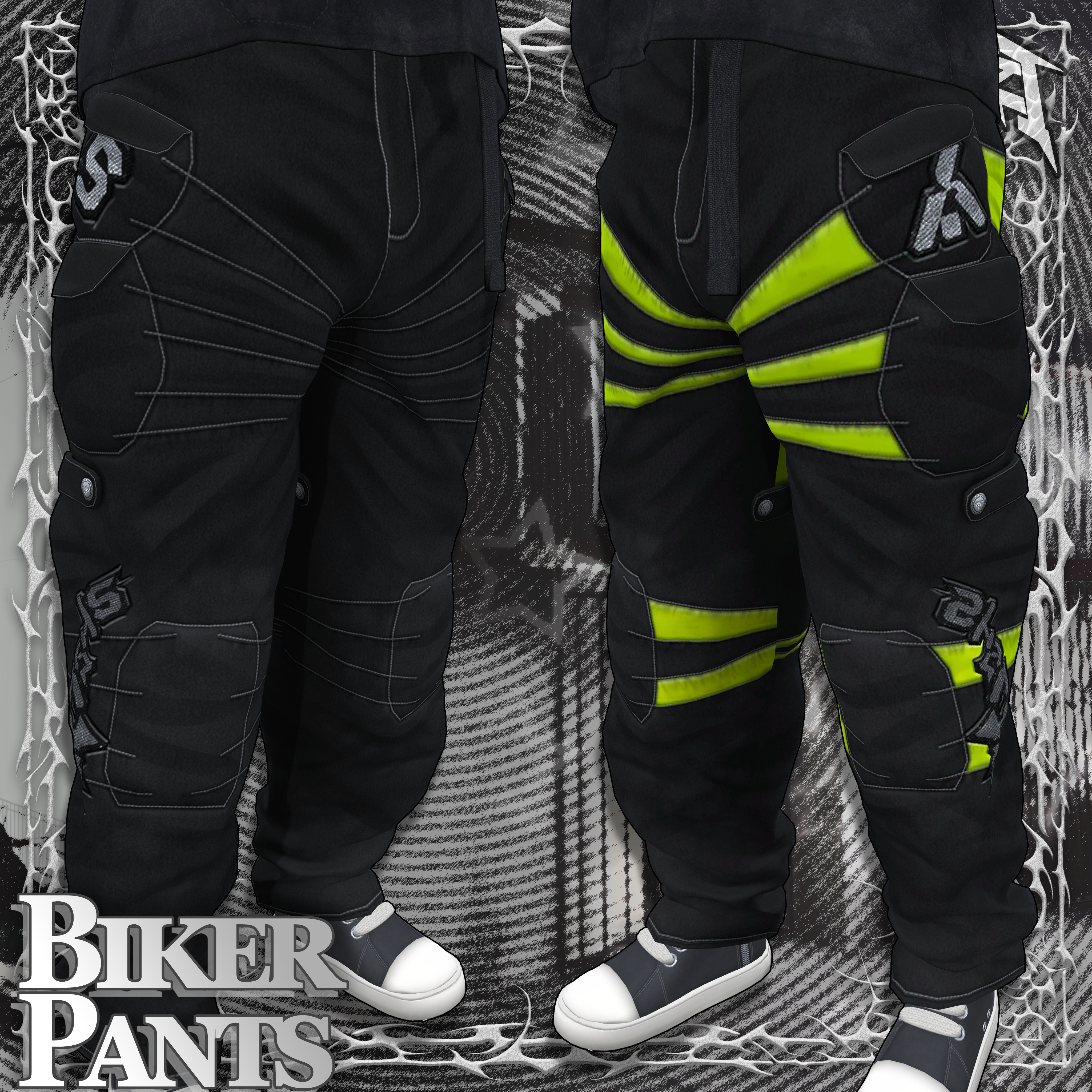 BECKENZI X SHELTER Biker Pants For For Akil, EGirl, Inclusive, Venus, ZinFit Male and Female, ZinRP Male and Female.
