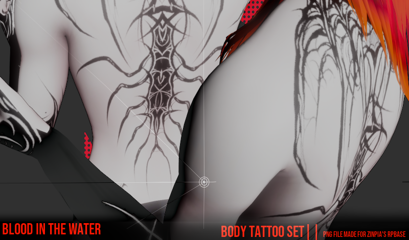 || BLOOD IN THE WATER. Tattoo's for ZinPias RPBase