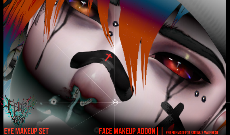 || EYE MAKEUP 23Mink's Male Head