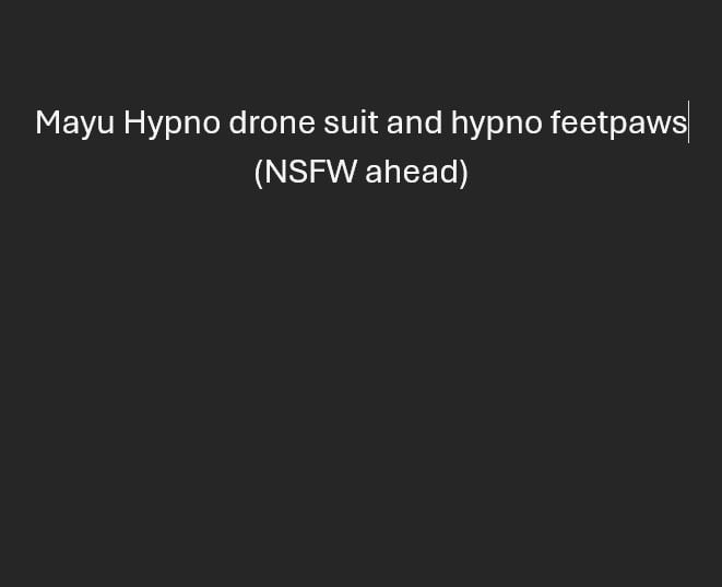 Mayu Drone Suit With Hypno Paws