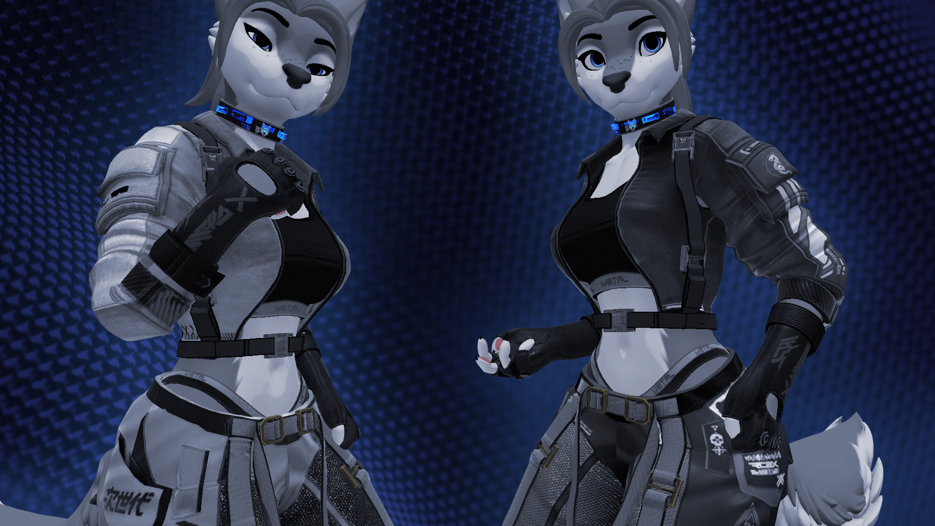 Winterpaw Fem Canine Metaltech clothing