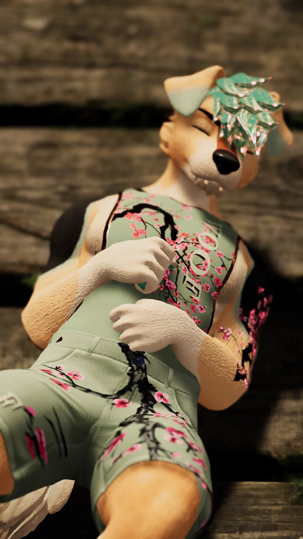 Tea dog winterpaw texture