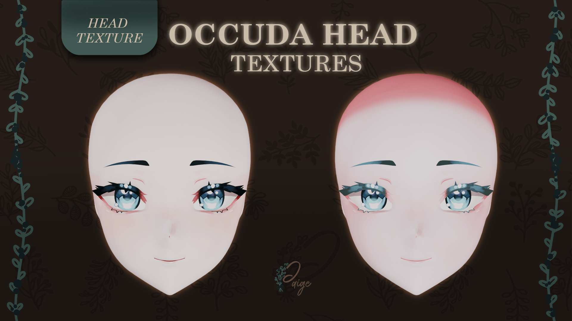 𝐎𝐜𝐜𝐮𝐝𝐚 𝐇𝐞𝐚𝐝 𝐭𝐞𝐱𝐭𝐮𝐫𝐞𝐬