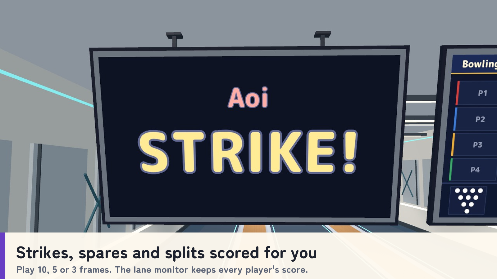 Bowling Together | Full-Size VRChat Bowling Lane for 1–4 Players