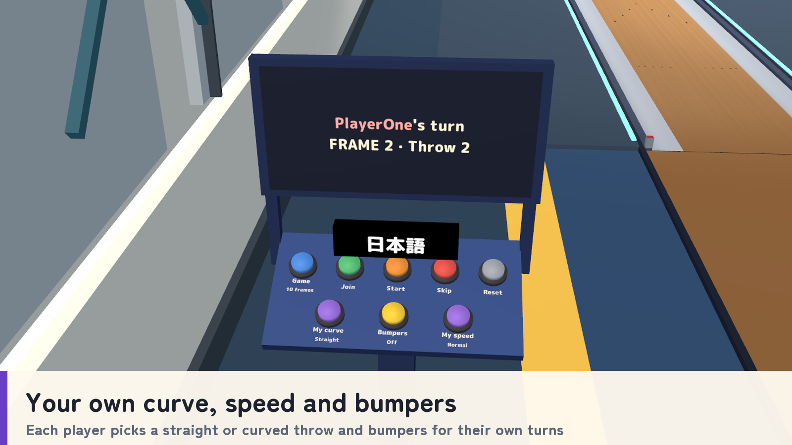 Bowling Together | Full-Size VRChat Bowling Lane for 1–4 Players