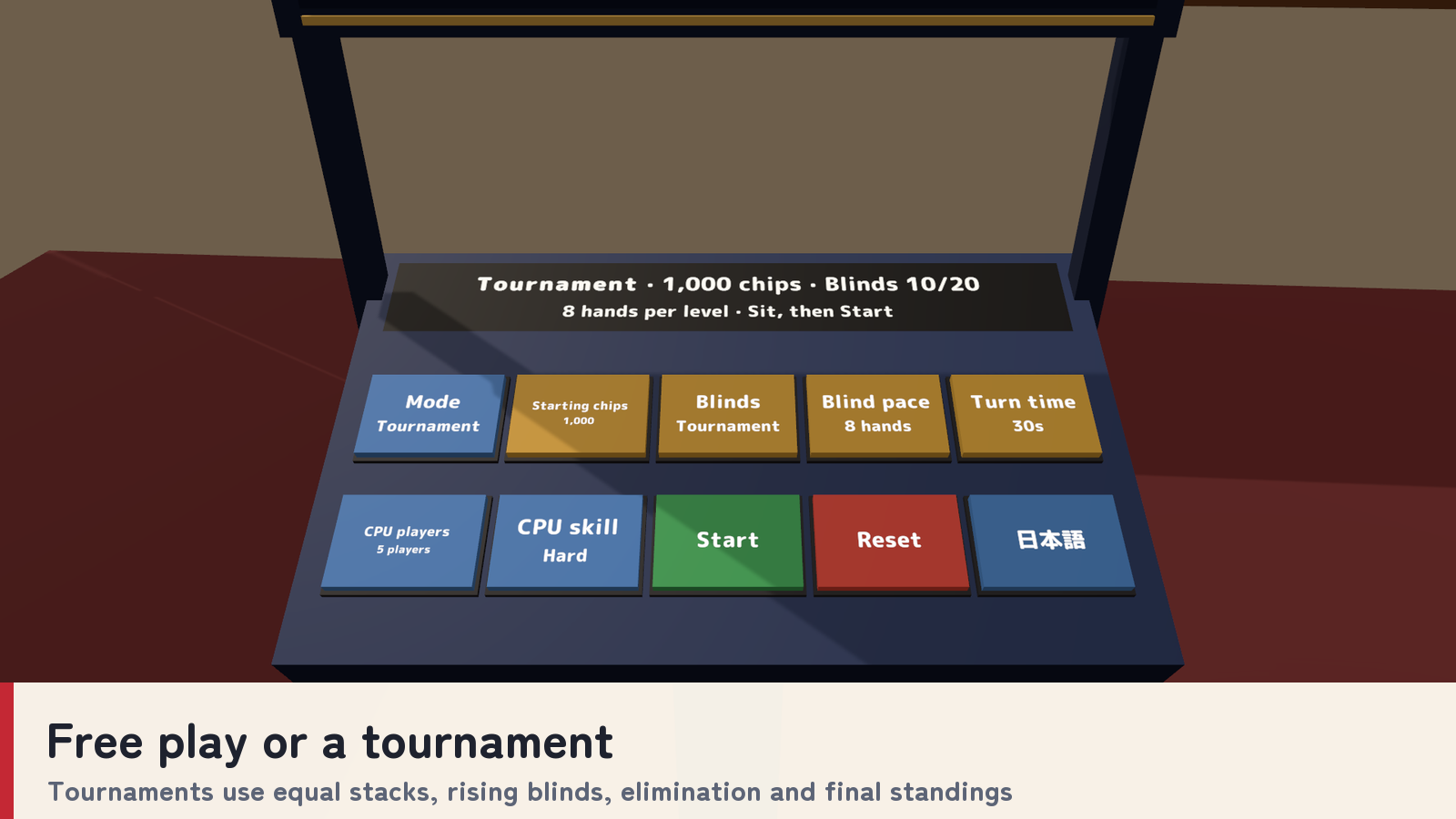 Poker Together | 8-Seat Texas Hold'em for VRChat
