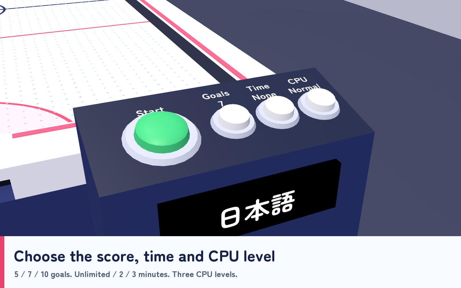 Multiplayer Air Hockey | Japanese & English VRChat World Prefab