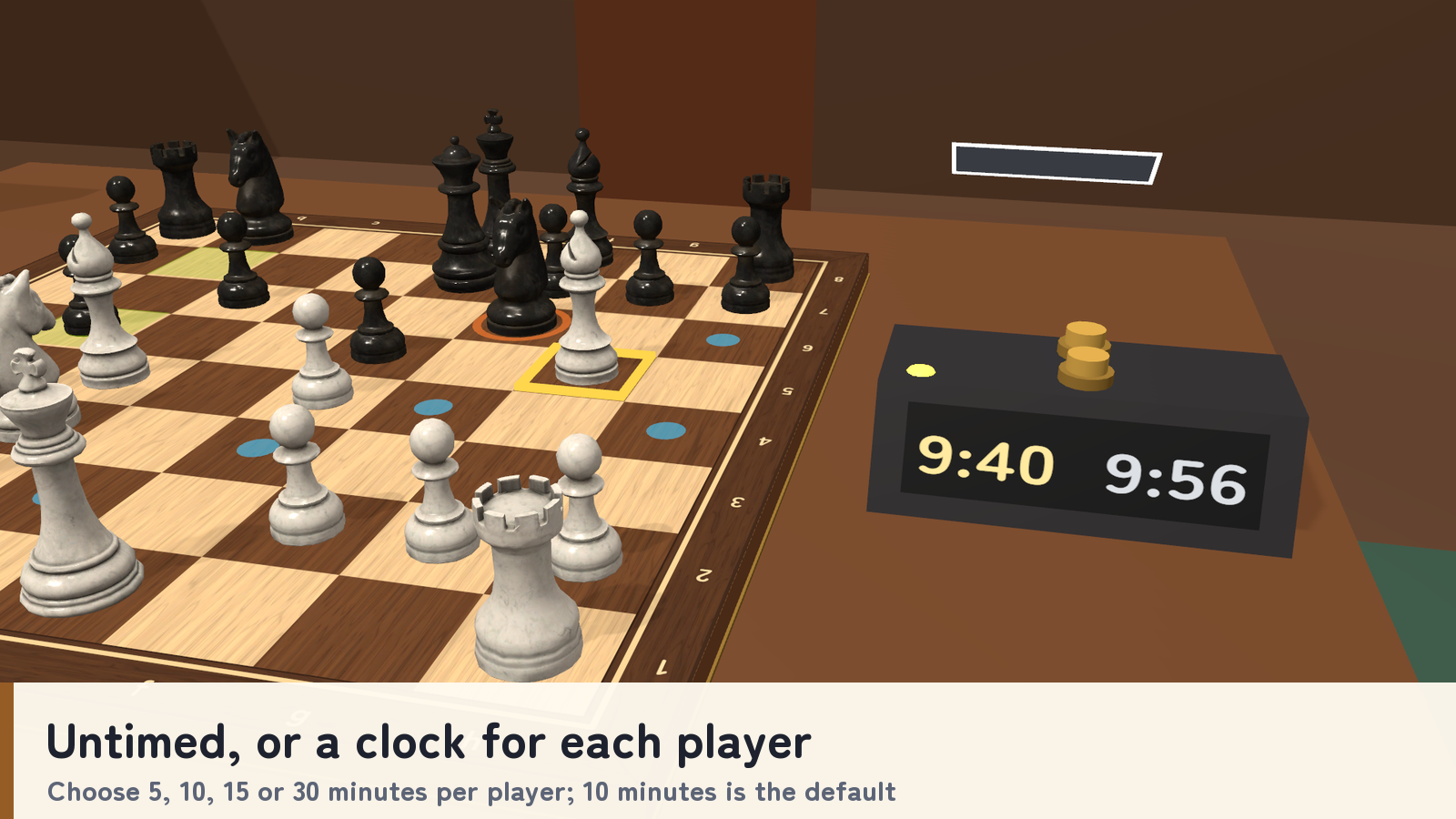 Chess Table | Shared VRChat Chess with CPU Opponent & Clocks