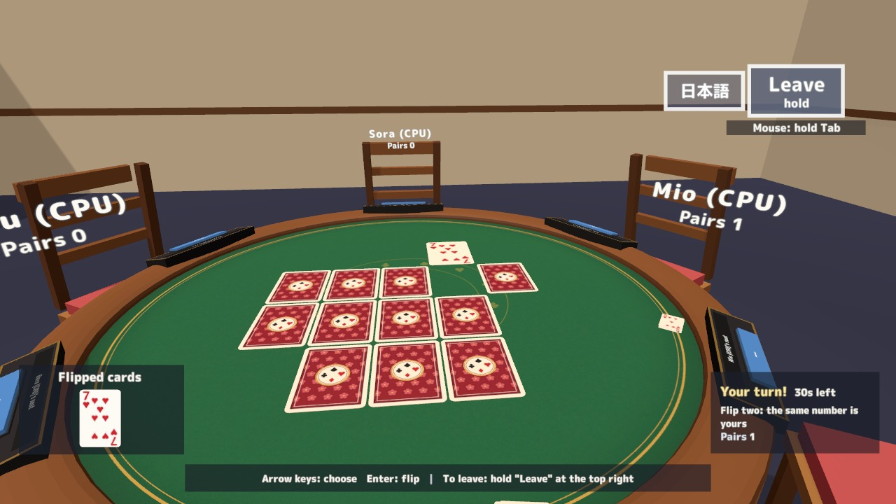 Japanese Card Games | VRChat World Game Prefab