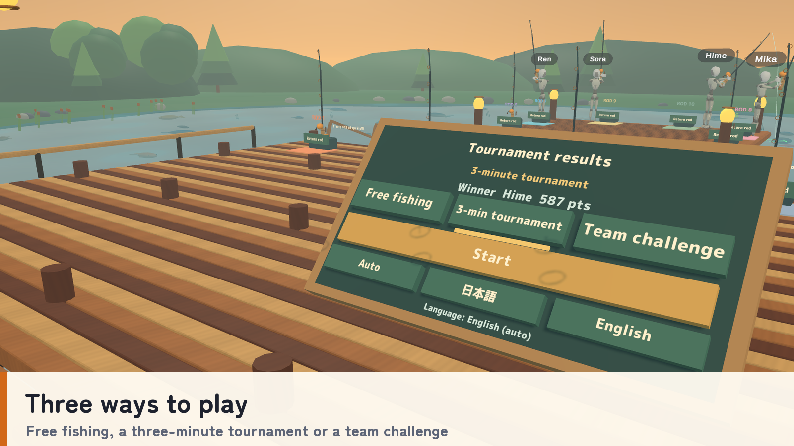 LANTERN LAKE | Multiplayer Fishing World & Game Prefab for VRChat