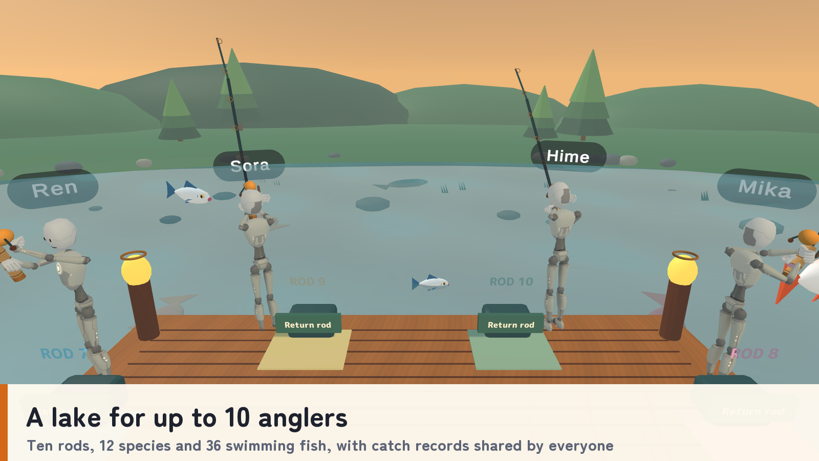 LANTERN LAKE | Multiplayer Fishing World & Game Prefab for VRChat