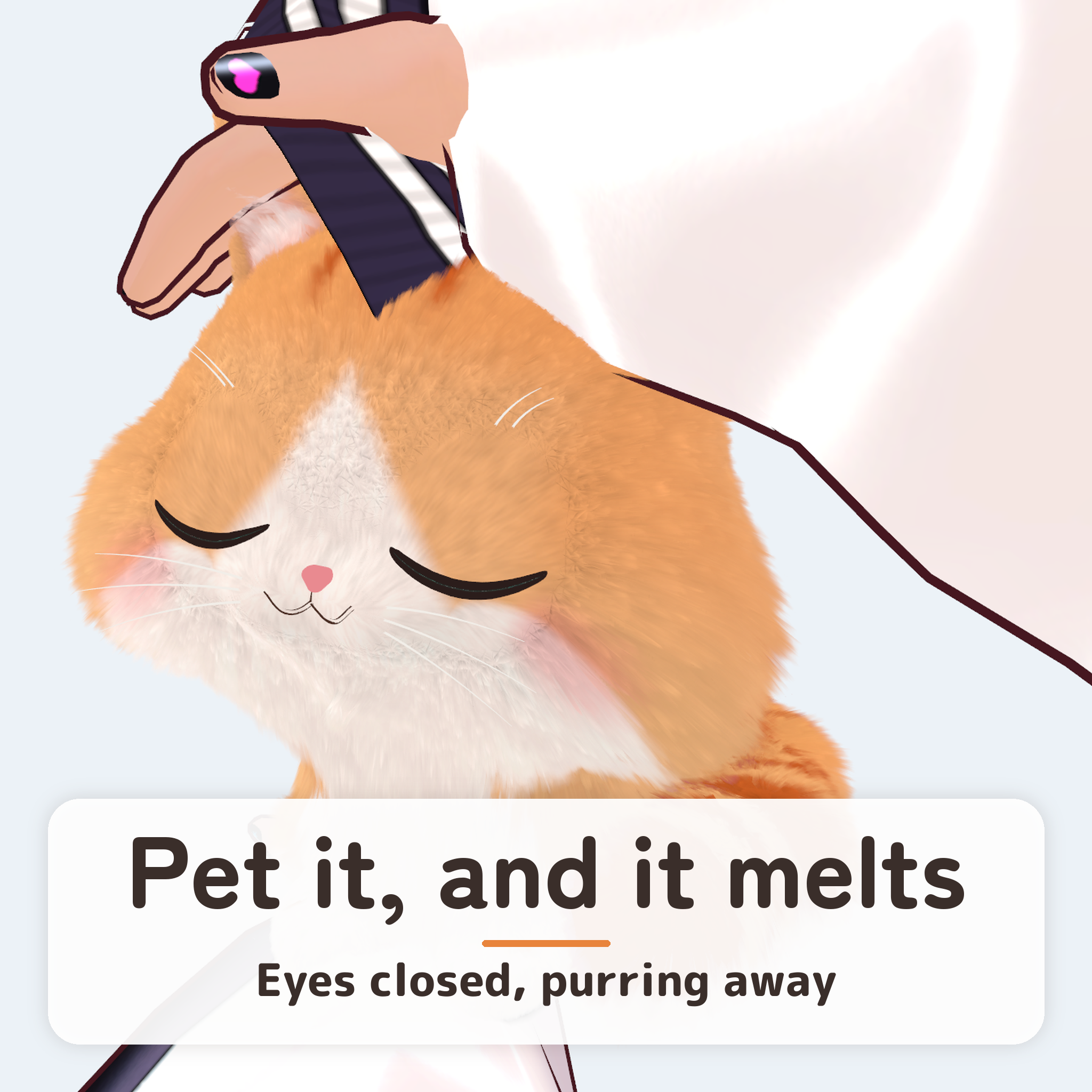 Pettable Shoulder Kitten | 10 Kittens · 6 Riding Styles for VRChat Avatars (Modular Avatar)