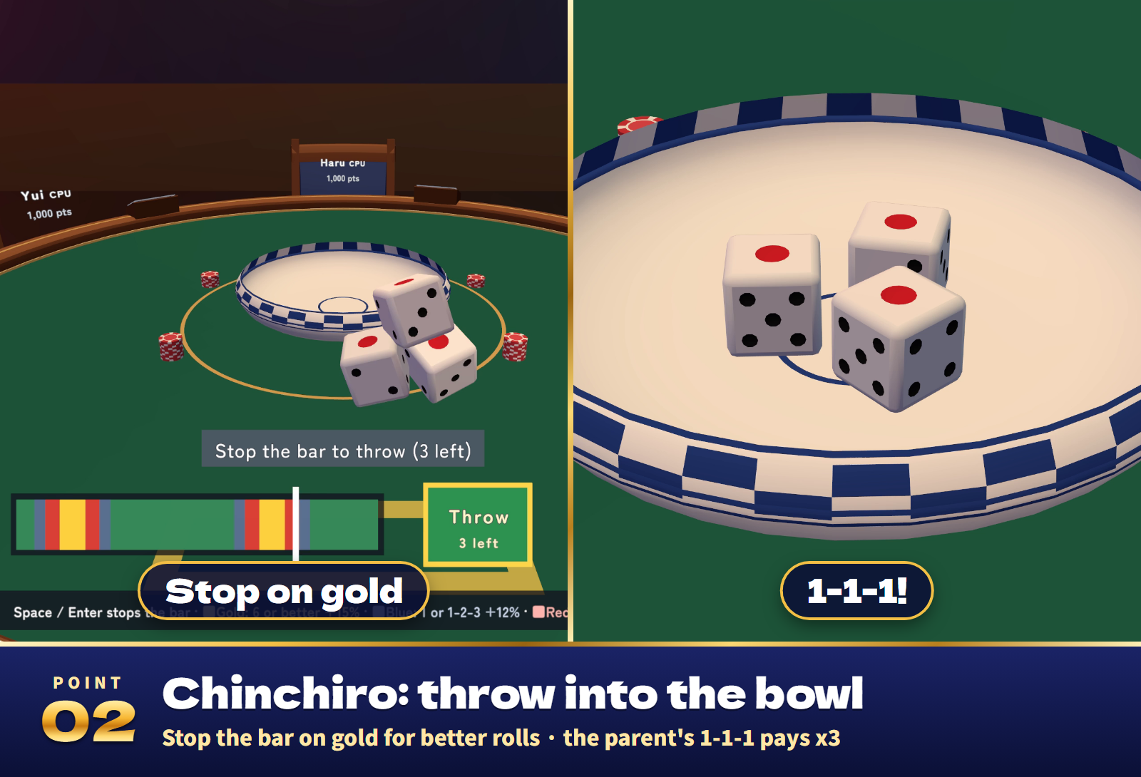 Dice Table Together | Yacht, Chinchiro, Liar's Dice & Cho-han with CPU Players for VRChat