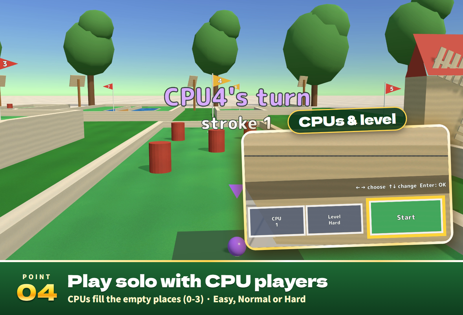 Mini Golf Together | 9-Hole Putting Course with CPU Players for VRChat