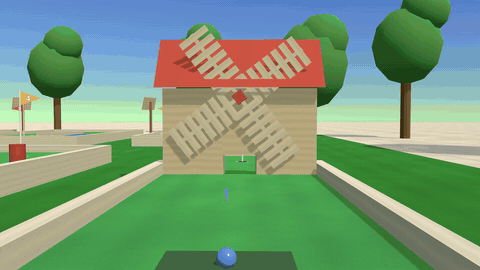 Mini Golf Together | 9-Hole Putting Course with CPU Players for VRChat