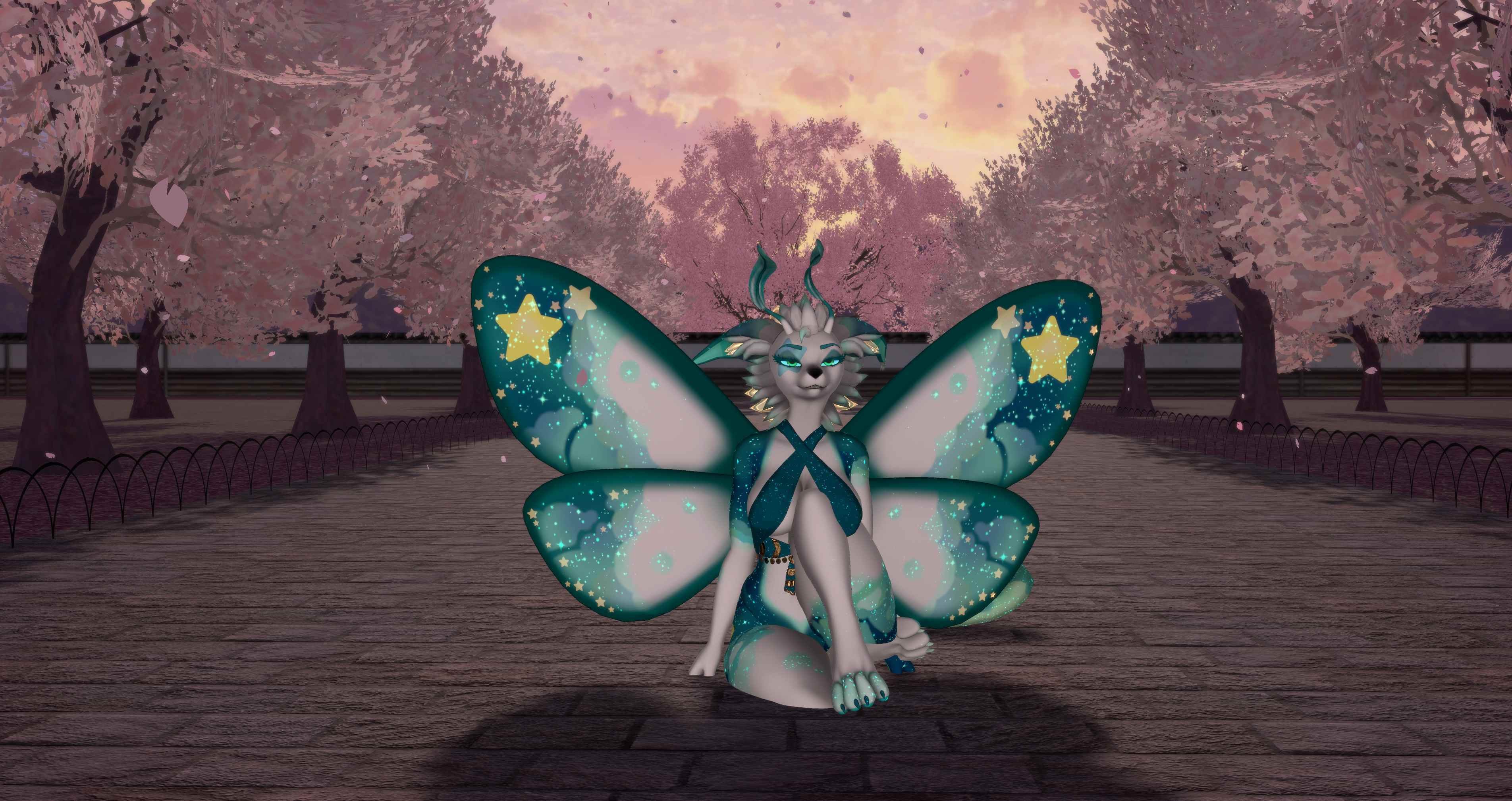 Starry Sky Moth Texture -Fox Moth