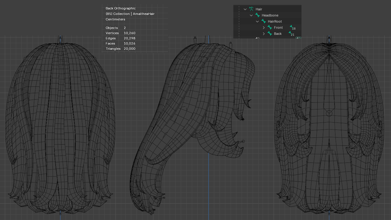 Amalthea Hair Asset
