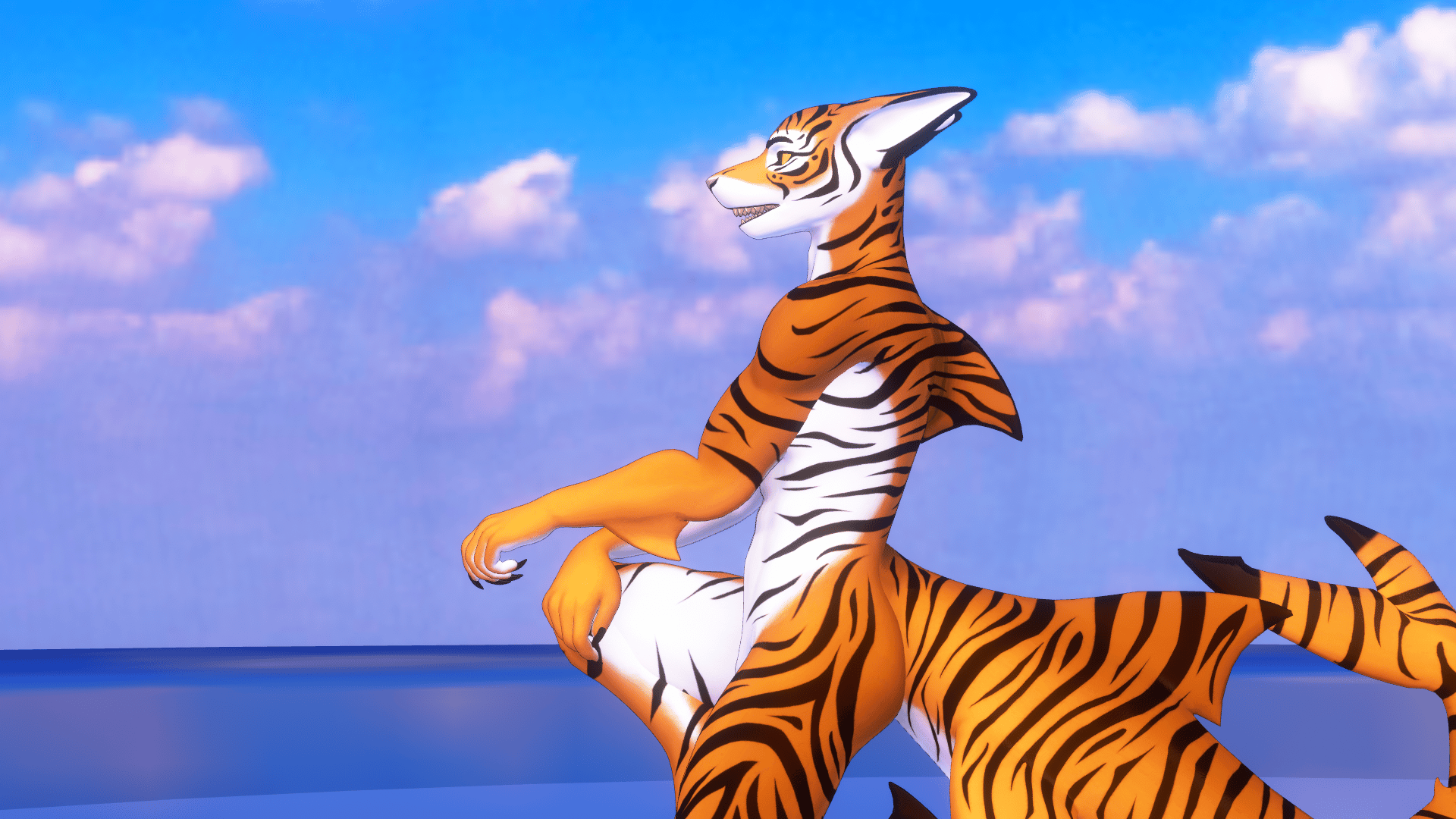 Tiger Texture for Shawn the Shark