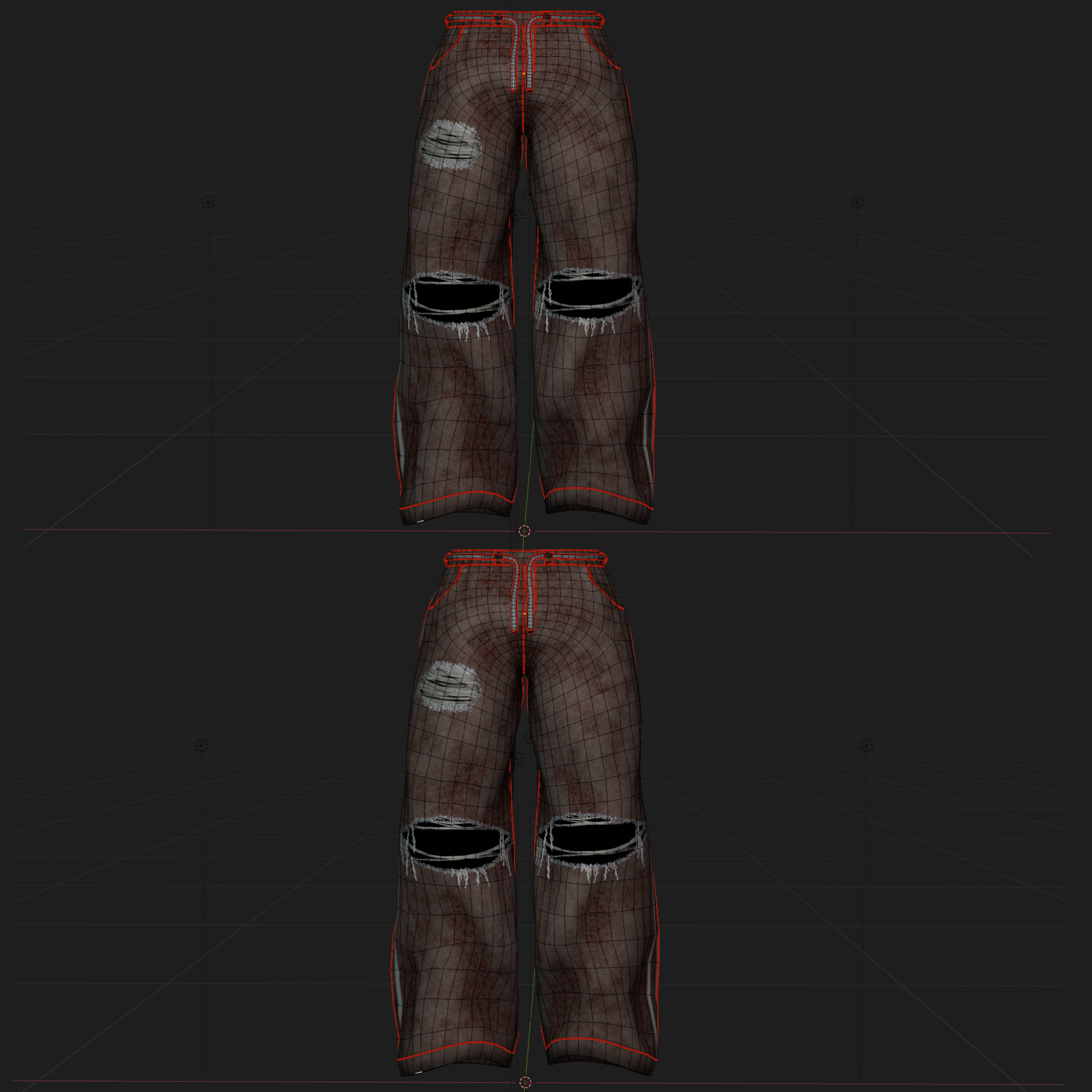 RR Baggy Ripped Pants - Also has none ripped versions now!