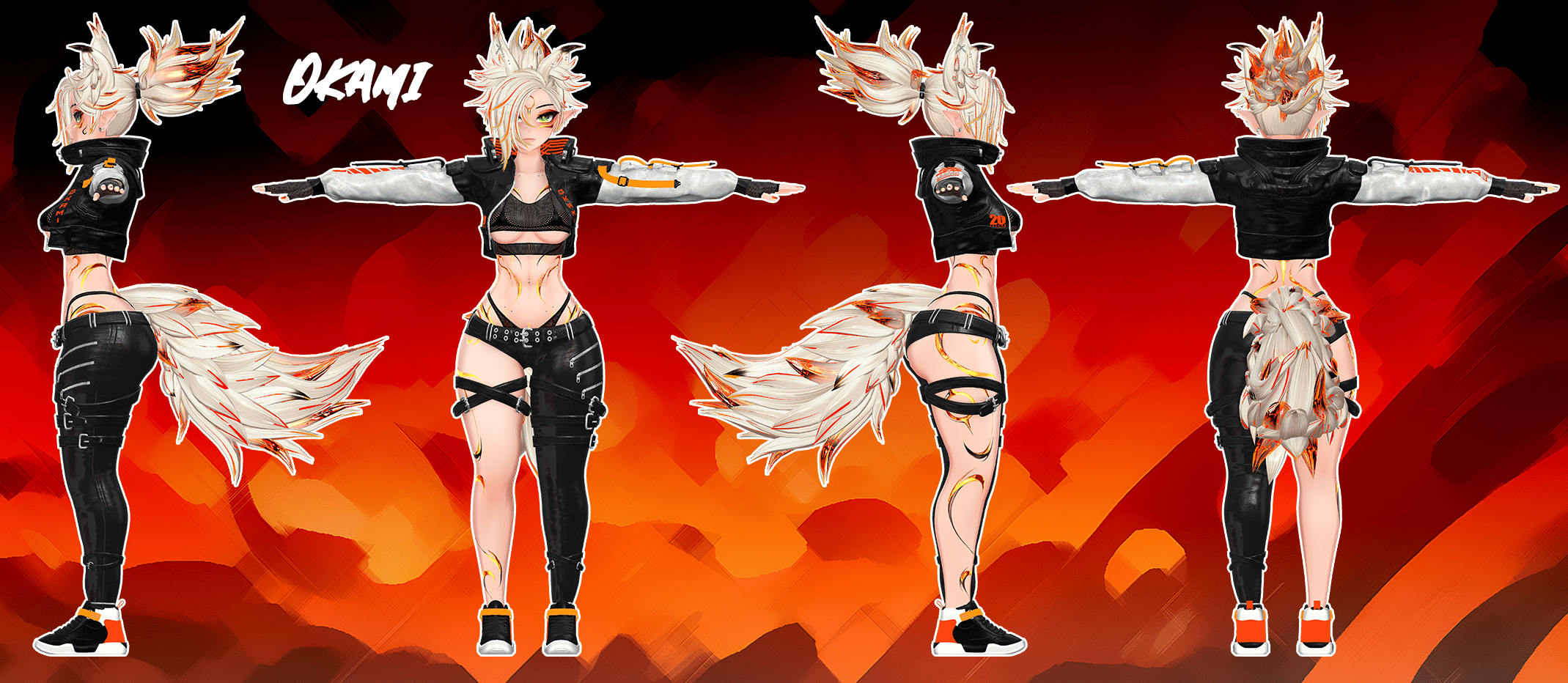 Okami | VRC | VSeeFace | Warudo