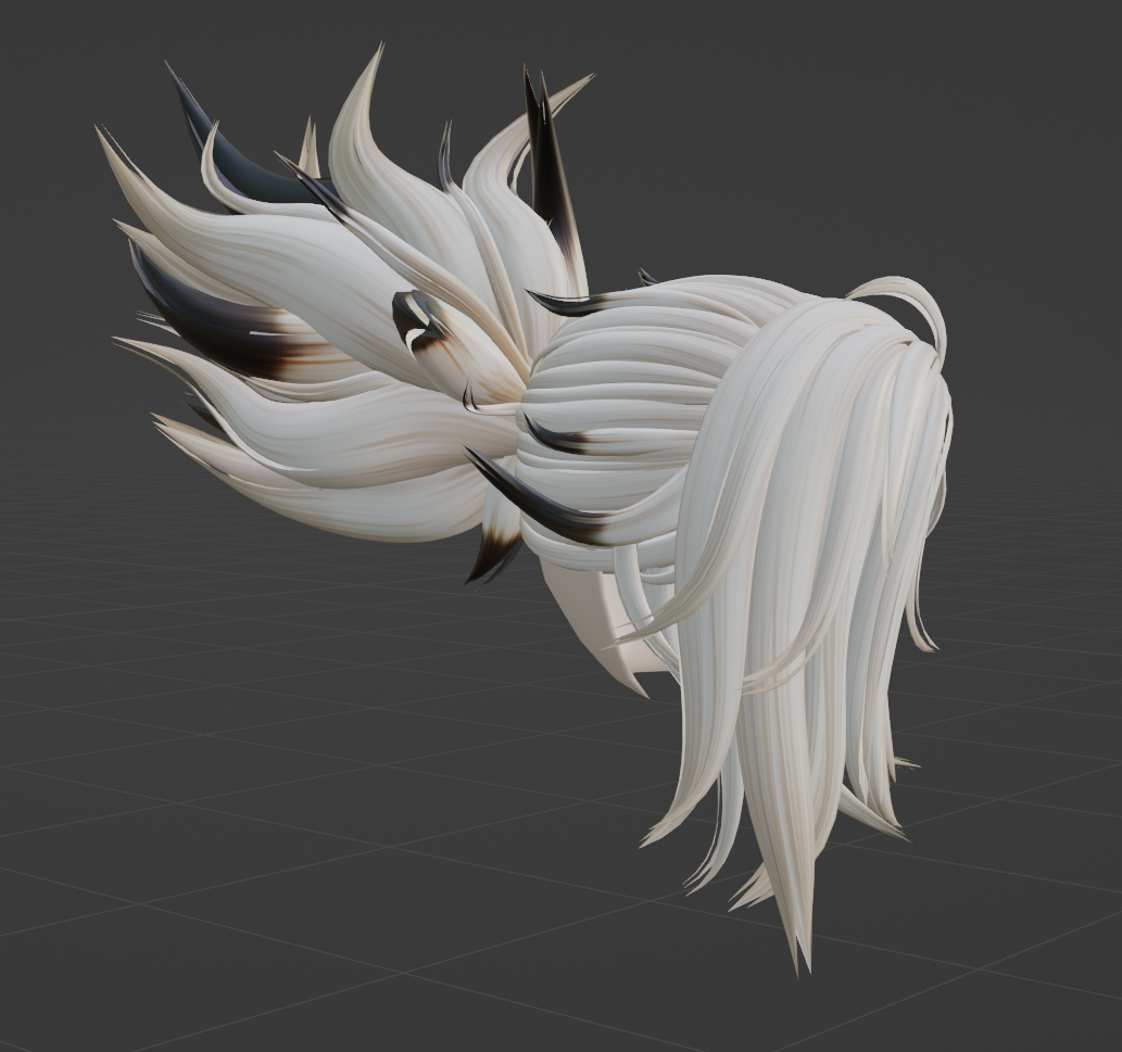Okami Wolf Girl Hairstyle