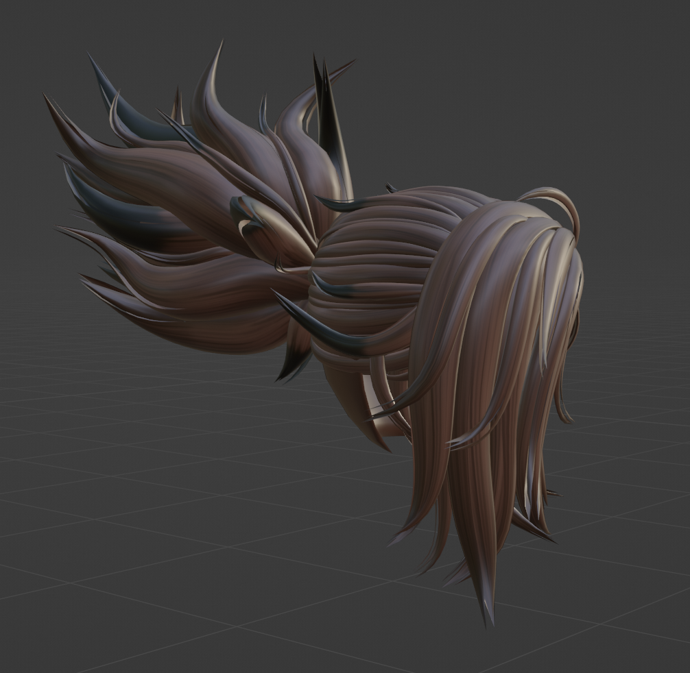 Okami Wolf Girl Hairstyle