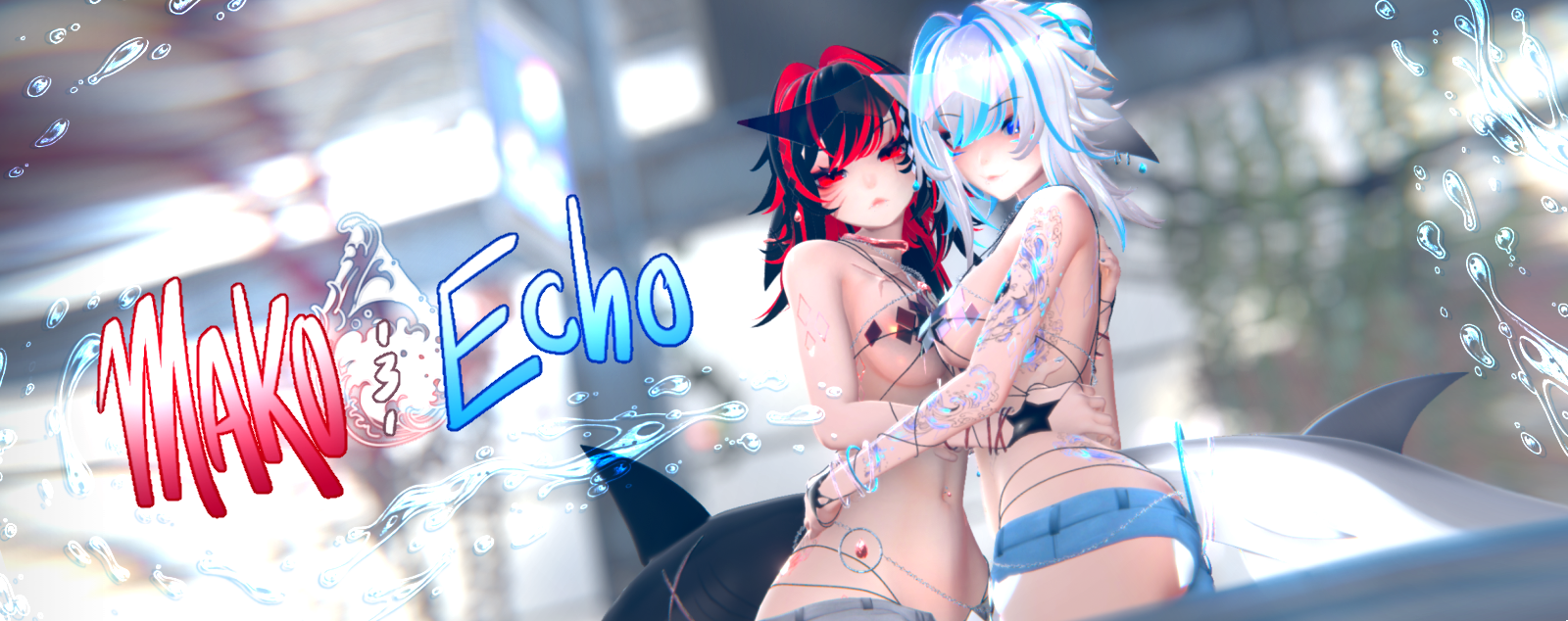 Mako and Echo | VRC | VSeeFace | Warudo