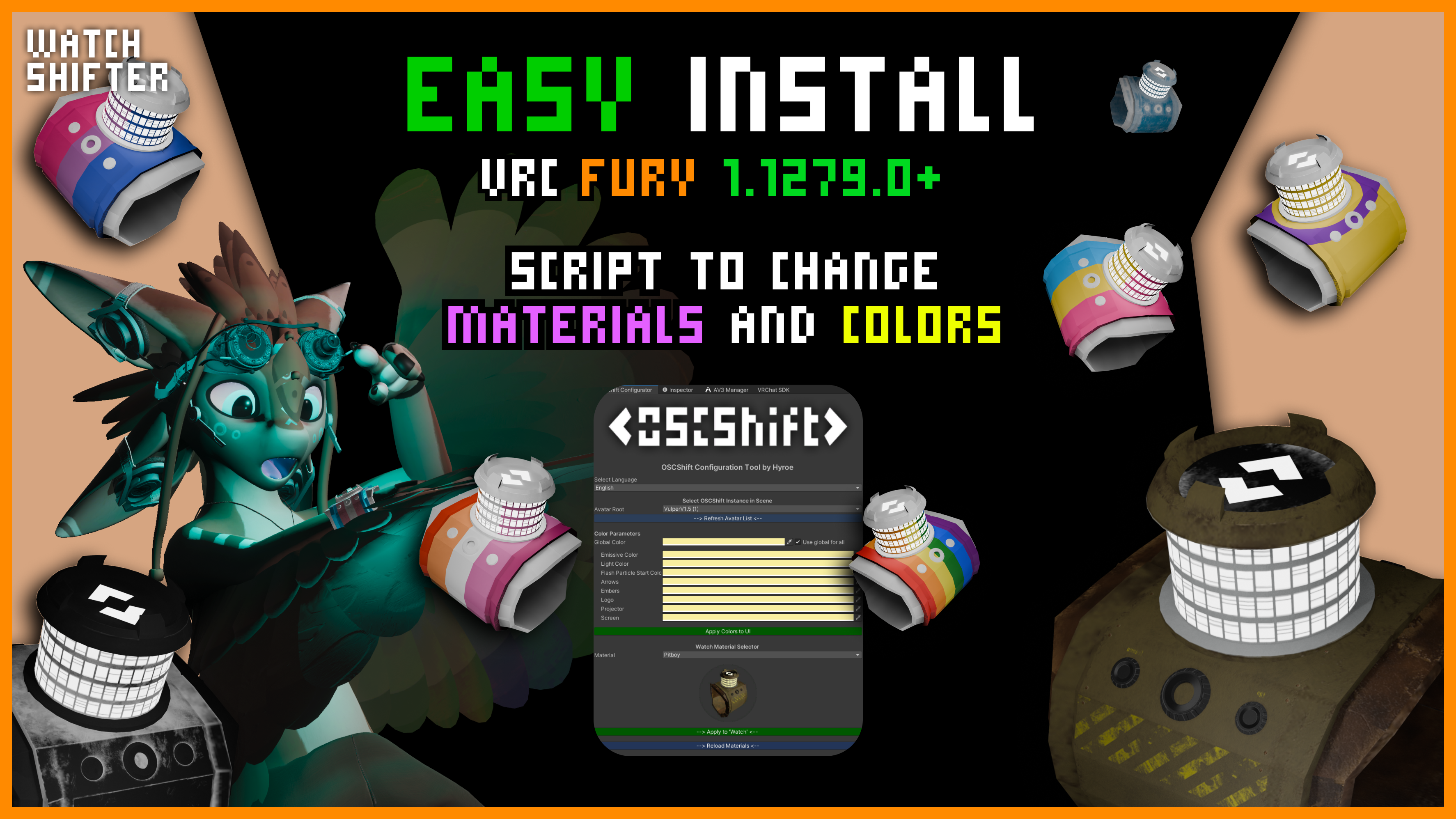 ๐OSCShift - VRChat OSC Asset