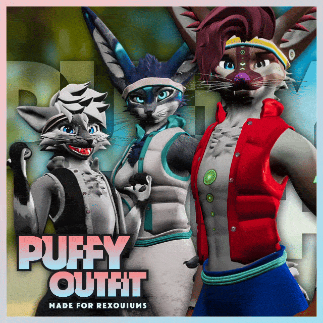  🏝️ Puffy Outfit - [Made for Rexouium, DiskoRex & Magpie]