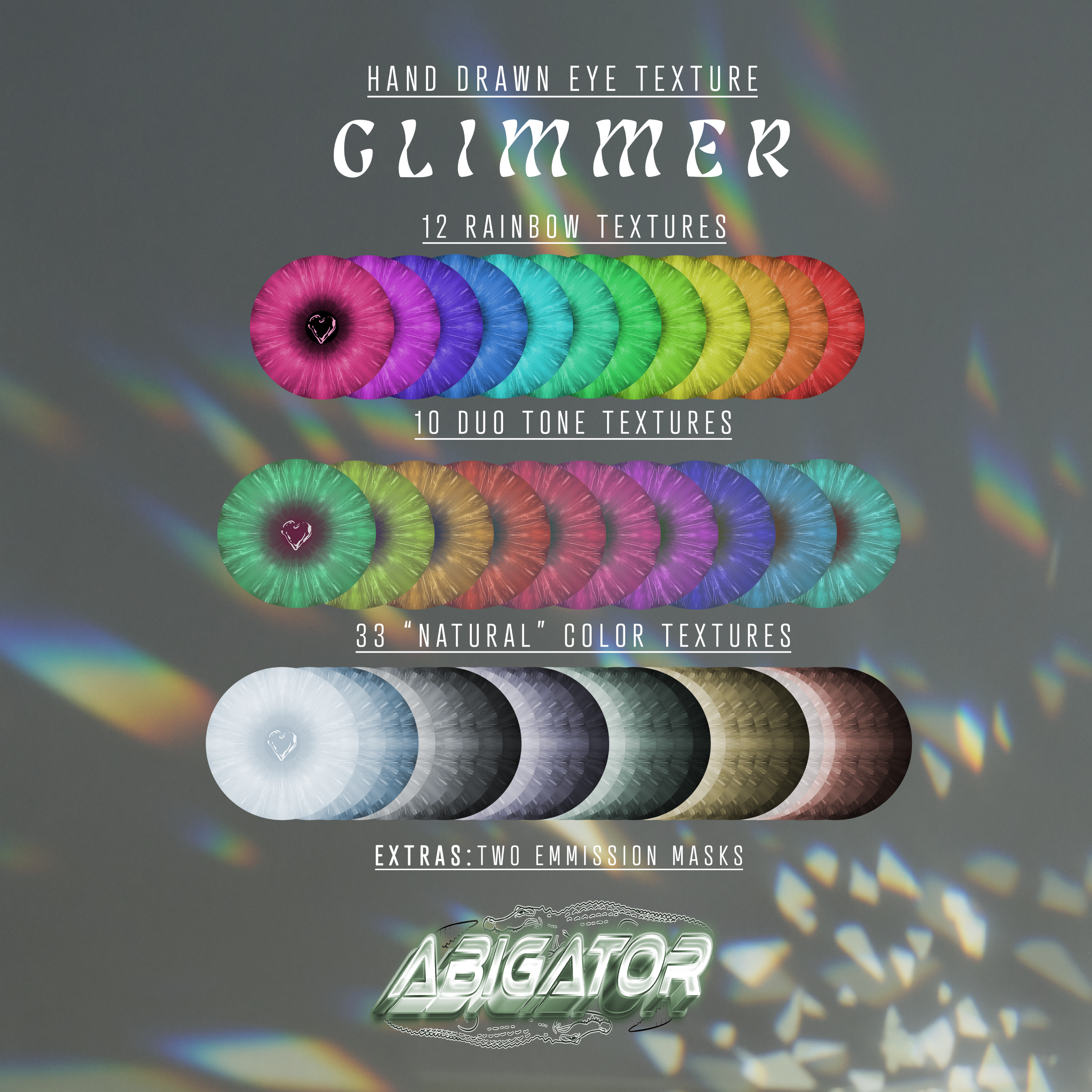 GLIMMER EYE TEXTURES - VRCHAT