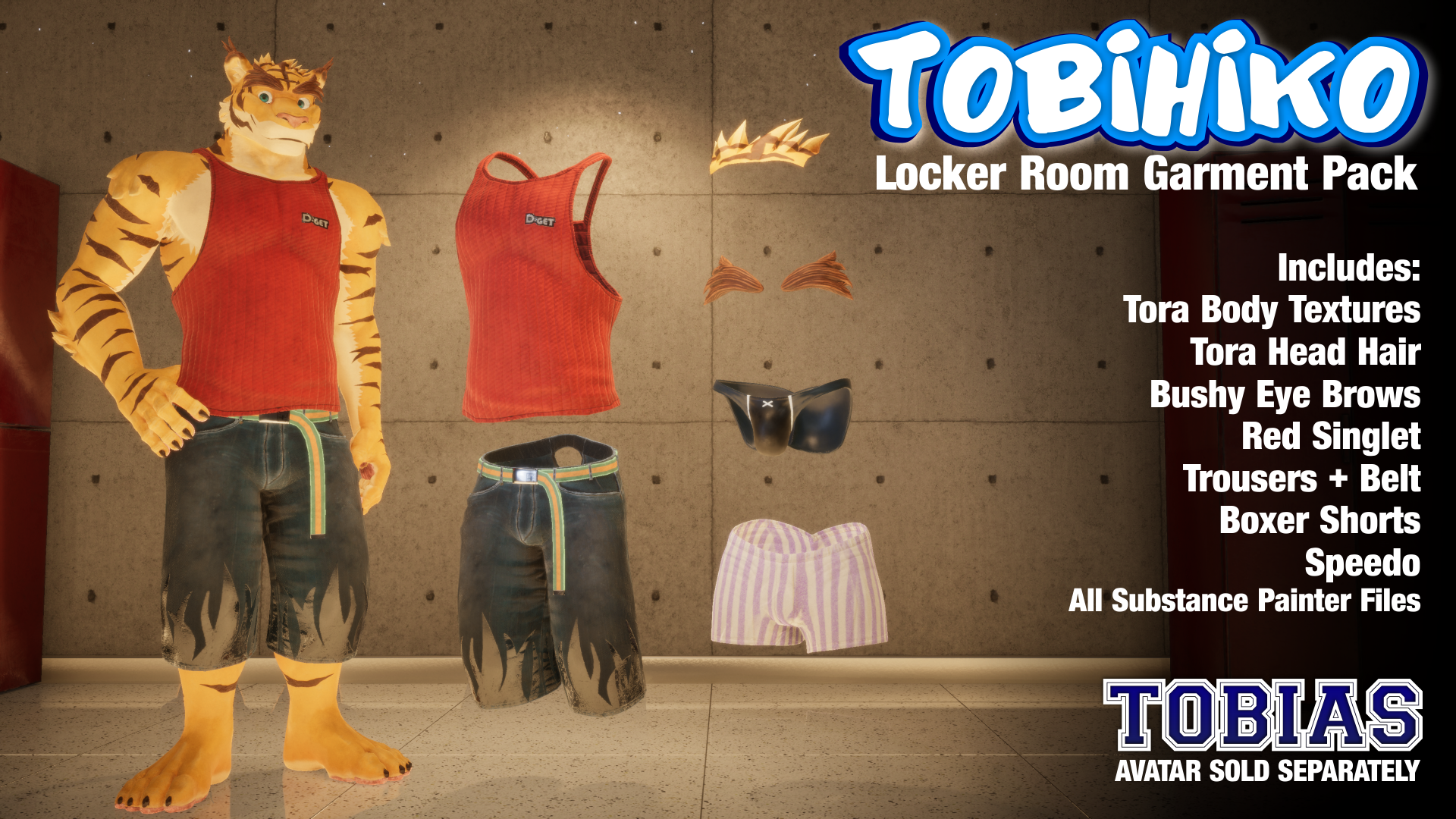 Tobias "Tobihiko" Avatar Garment Pack