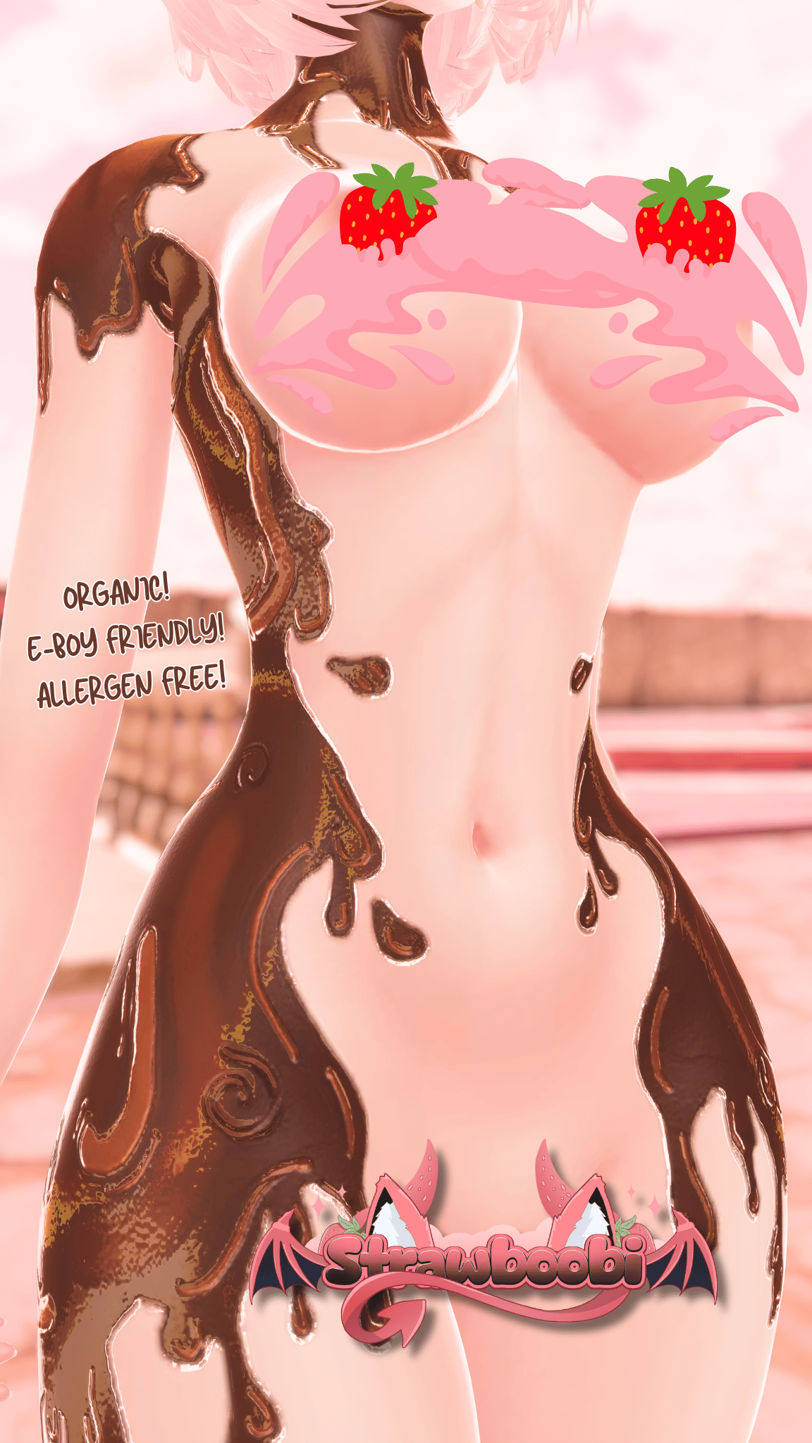 ๐ CHOCOLATE SAUCE TEXTURE ๐ VRBASE EGIRL ๐
