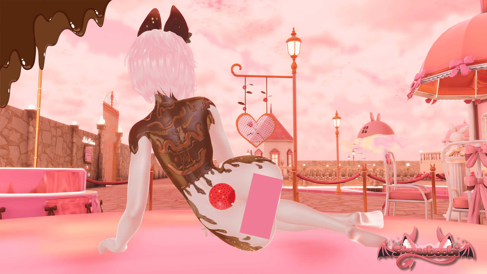 ๐ CHOCOLATE SAUCE TEXTURE ๐ VRBASE EGIRL ๐