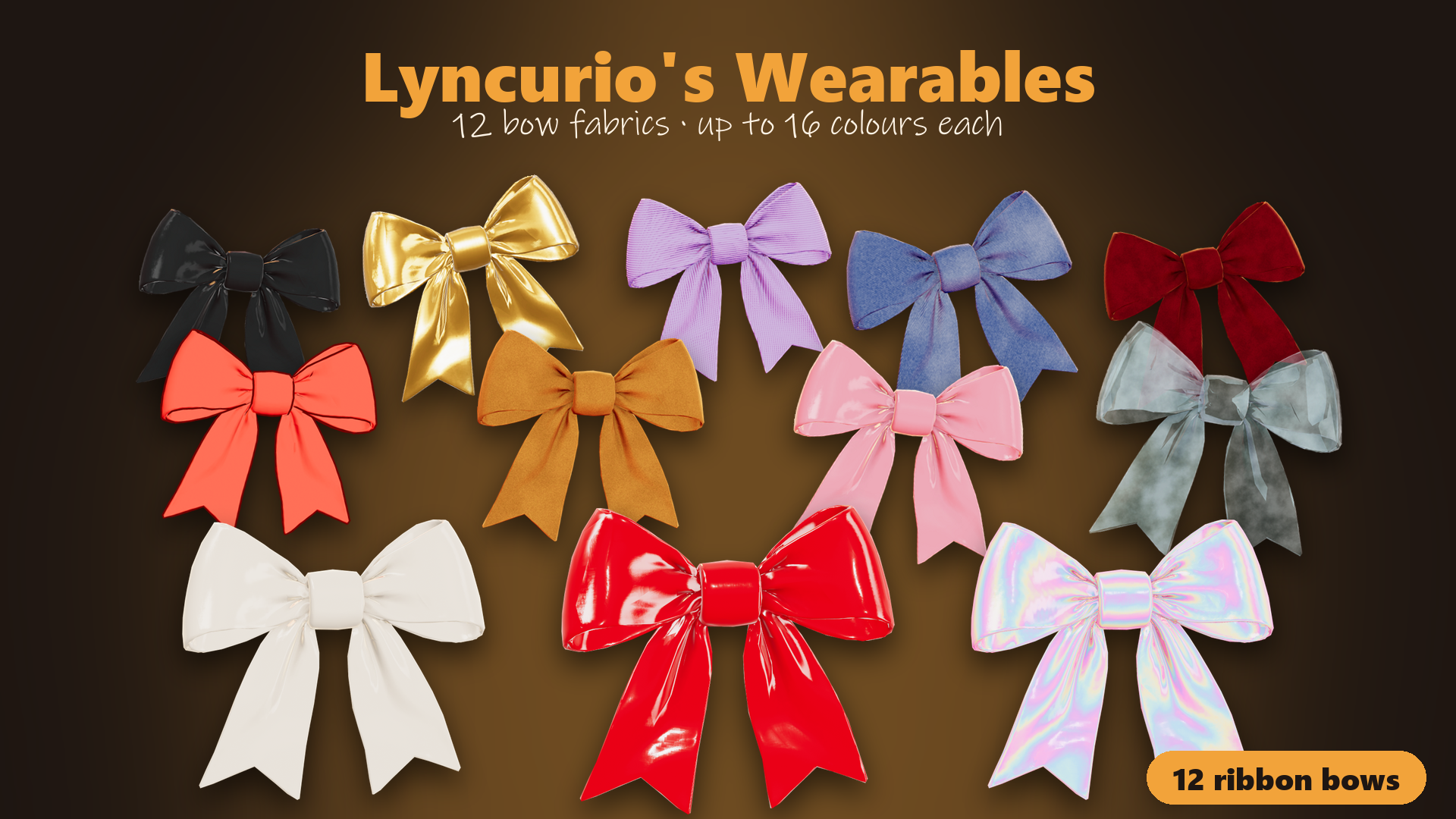 Lyncurio's Wearables: Bands, Bows & Belts for Any Avatar